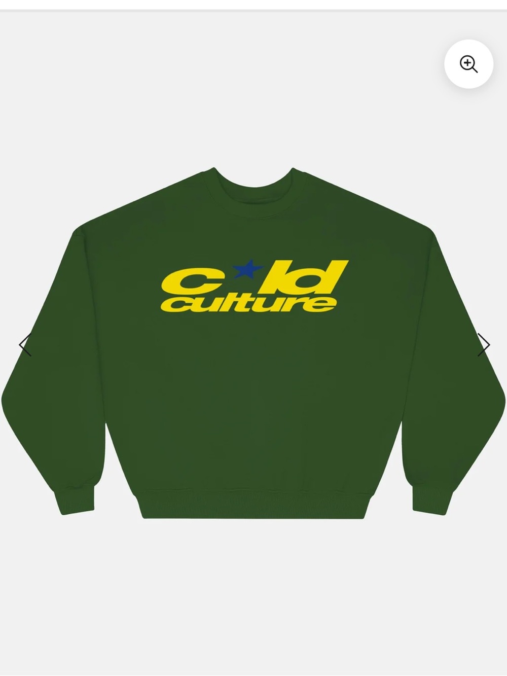 NWT Cold Culture Harper Crewneck Green and Yellow